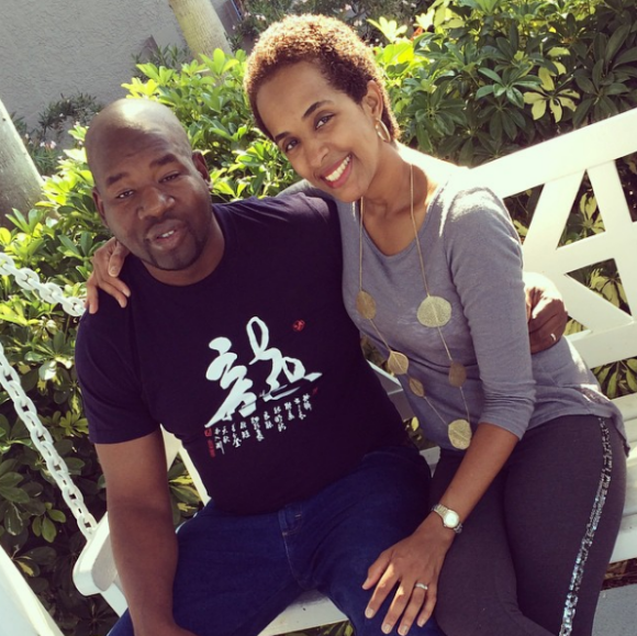 John Blackwell Jr. et son épouse Yaritza sur une photo publiée sur Instagram en novembre 2014
