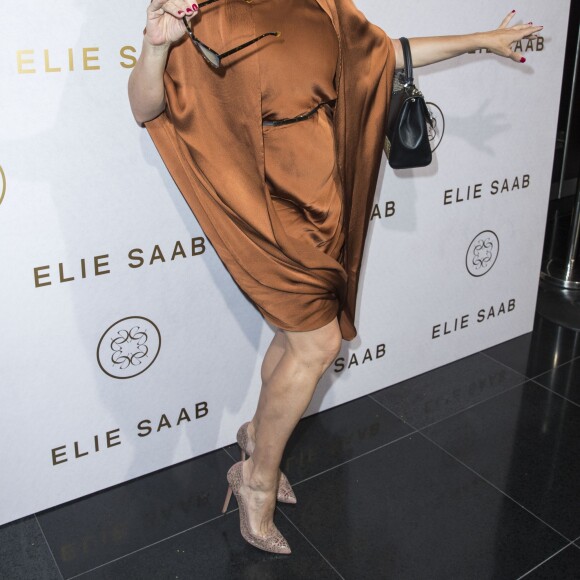 Rossy de Palma au défilé de mode Haute-Couture automne-hiver 2017/2018 "Elie Saab" au Pavillon Cambon à Paris, le 5 juillet 2017 © Olivier Borde/Bestimage  People at Elie Saab fashion Haute-Couture Fall/Winter 2017/2018 at the Pavillon Cambon in Paris, on July 5 2017.05/07/2017 - Paris