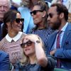 Pippa Middleton dans la loge royale à Wimbledon le 5 juillet 2017. En compagnie de son frère James Middleton, elle a pu notamment applaudir Andy Murray, victorieux lors de son match du second tour.