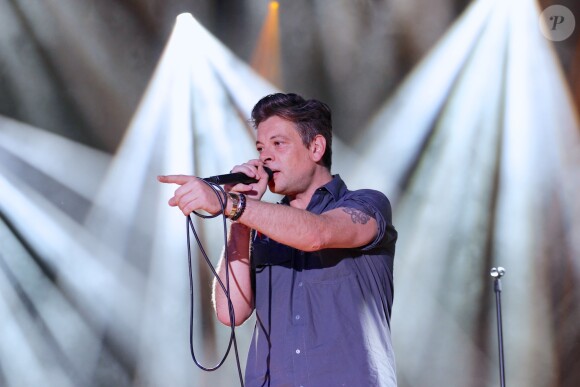 Benjamin Biolay en concert au Fnac Live, Hôtel de Ville de Paris, le 6 juin 2017.