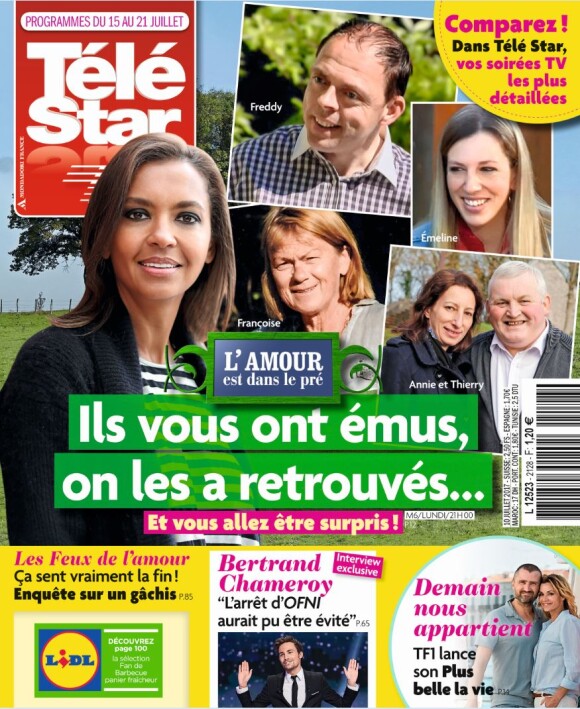 Magazine Télé Star en kiosques le 10 juillet 2017.