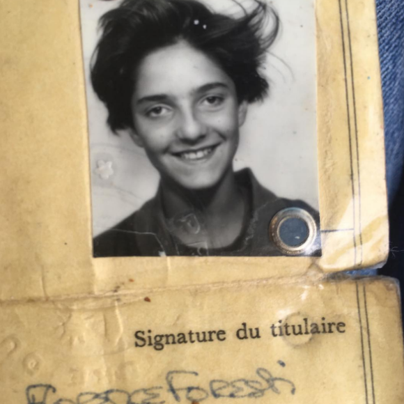 Florence Foresti a publié une photo d'elle jeune sur sa page Instagram - Photo publiée sur Instagram, le 11 juillet 2017