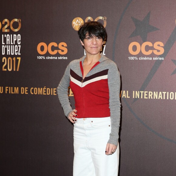 Florence Foresti lors du photocall de la cérémonie de clôture du 20ème Festival du film de comédie à l'Alpe d'Huez, le 21 janvier 2017. © Dominique Jacovides/Bestimage