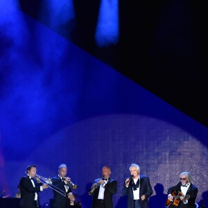 Exclusif - Michel Sardou en concert au stade Tropenas à Montélimar le 5 juillet 2017 dans le cadre de sa dernière tournée "La dernière danse". © Bruno Bebert / Bestimage