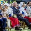 Prince Daniel, la princesse Estelle, la princesse Victoria, le roi Carl Gustav, la reine Silvia, le Prince Carl Philip - La princesse Victoria de Suède fête son 40ème anniversaire entourée de sa famille sur l'île d'Oland le 14 juillet 2017