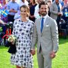 Le prince Carl Philip et la princesse Sofia (enceinte) - La princesse Victoria de Suède fête son 40ème anniversaire entourée de sa famille sur l'île d'Oland le 14 juillet 2017