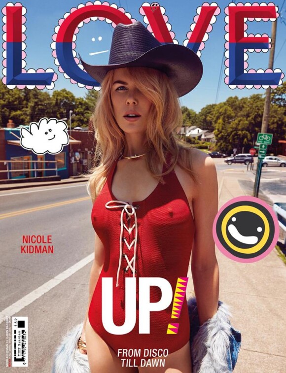 Nicole Kidman en couverture du numéro "Love 18" du magazine LOVE. Photo par Carine Backoff.