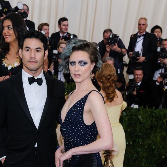 Joseph Altuzarra, Evan Rachel Wood - Les célébrités arrivent au MET 2017 Costume Institute Gala sur le thème de "Rei Kawakubo/Comme des Garçons: Art Of The In-Between" à New York, le 1er mai 2017