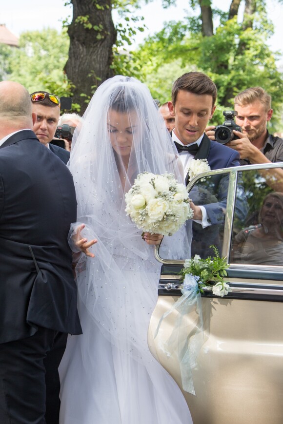 La joueuse de tennis Agnieszka Radwanska a épousé Dawid Celt à Cracovie, Pologne, le 22 juillet 2017.