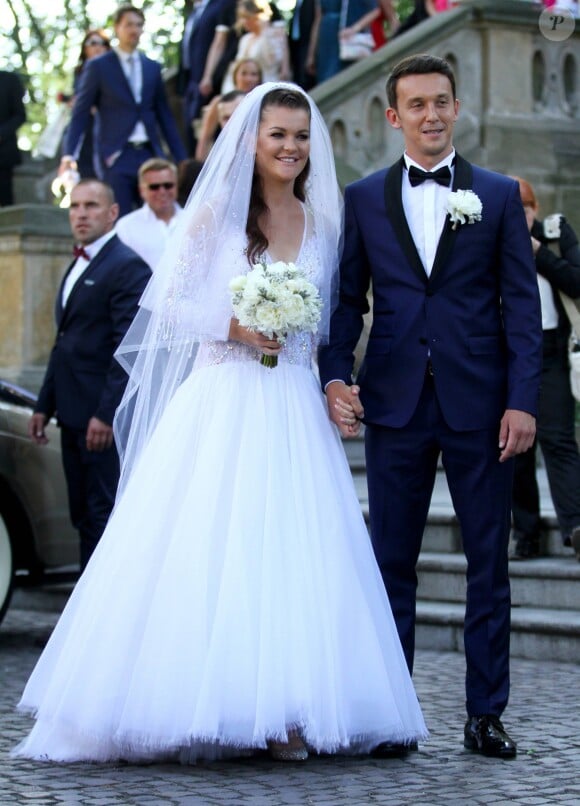 La joueuse de tennis Agnieszka Radwanska a épousé Dawid Celt à Cracovie, Pologne, le 22 juillet 2017.