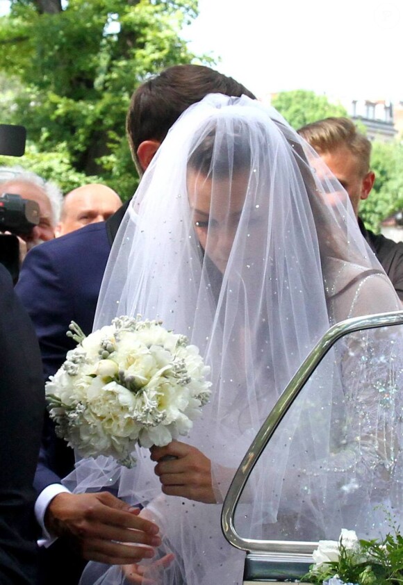 La joueuse de tennis Agnieszka Radwanska a épousé Dawid Celt à Cracovie, Pologne, le 22 juillet 2017.
