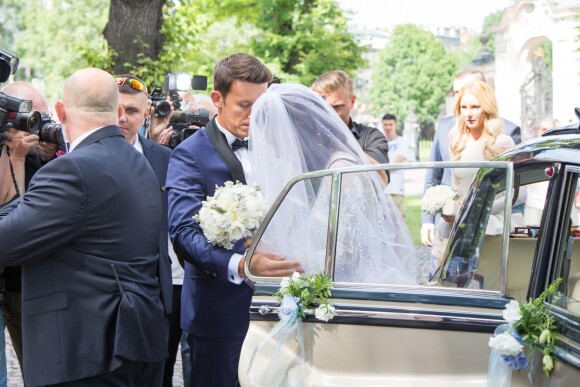 La joueuse de tennis Agnieszka Radwanska a épousé Dawid Celt à Cracovie, Pologne, le 22 juillet 2017.