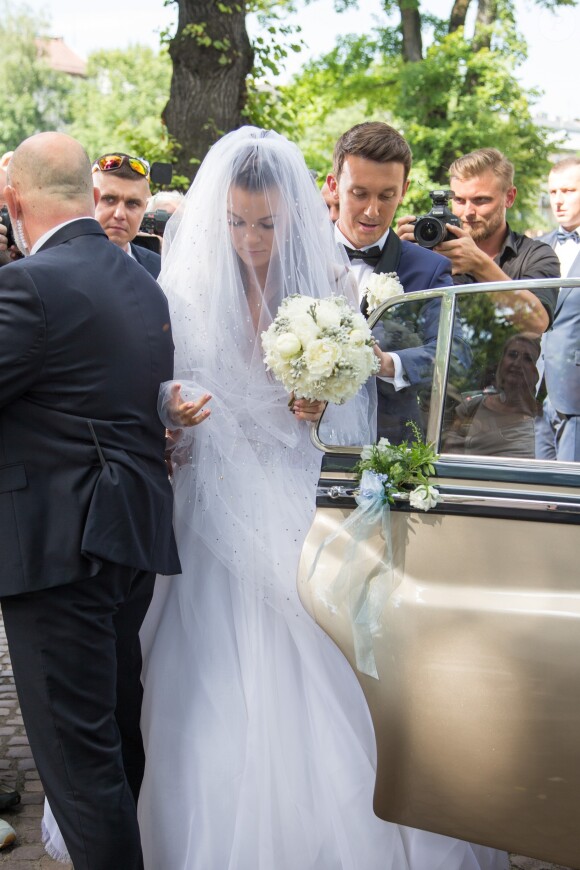 La joueuse de tennis Agnieszka Radwanska a épousé Dawid Celt à Cracovie, Pologne, le 22 juillet 2017.