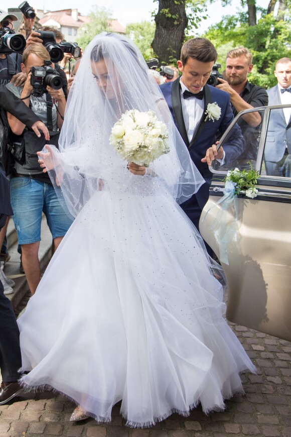 La joueuse de tennis Agnieszka Radwanska a épousé Dawid Celt à Cracovie, Pologne, le 22 juillet 2017.