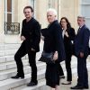 Le chanteur Bono au palais de l'Elysée à Paris, le 24 juillet 2017. © Alain Guizard/Bestimage