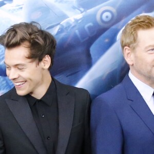 Barry Keoghan, Harry Styles, Kenneth Branagh et Fionn Whitehead à la première de "Dunkerque (Dunkirk)" à New York, le 18 juillet 2017. © Charles Guerin/Bestimage