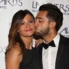 Julia Flabat et Eddy (Friends Trip) - Soirée des Lauriers TV Awards au Théâtre des Variétés à Paris, le 13 janvier 2016. © Denis Guigneboug/Bestimage