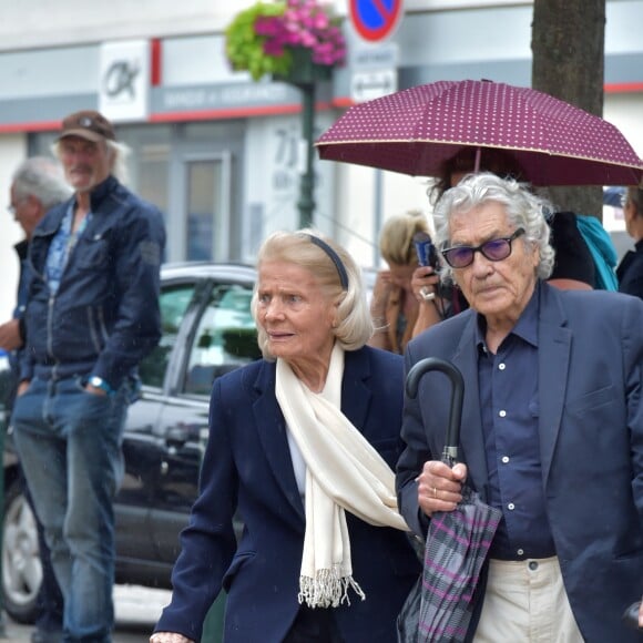 Guest lors des obsèques de Claude Rich en l'église Saint-Pierre-Saint-Paul d'Orgeval à Orgeval le 26 juillet 2017.26/07/2017 - Orgeval