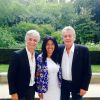 Exclusif - Alain Delon au Sénat à l'initiative de son ami Cyril Viguier pour la dernière de l'émission "Territoires d'infos" à Paris le 20 juillet 2017. Cyril Viguier, ami de très longue date de l'acteur, l'avait convié à déjeuner en compagnie de la Sénatrice de Marseille Samia Ghali.