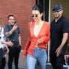 Kendall Jenner quitte un hôtel à New York, le 30 juillet 2017.