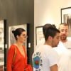 Kendall Jenner visite une exposition dans une galerie du quartier de Soho à New York, le 30 juillet 2017.