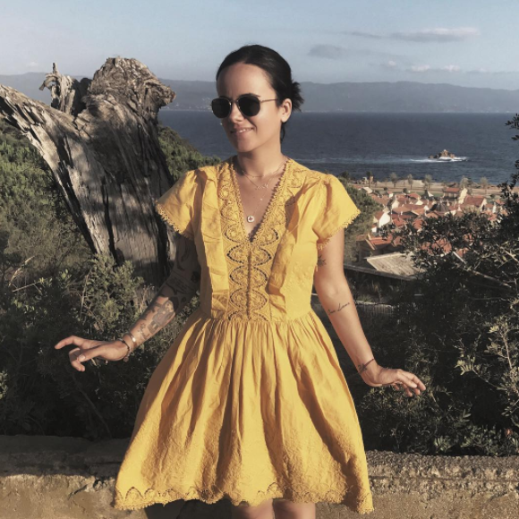 Alizée à Ajaccio en Corse fin juillet 2017.