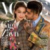 Gigi Hadid et Zayn Malik en couverture du magazine Vogue. Numéro d'août 2017.