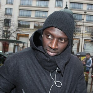 Omar Sy - Arrivées pour le déjeuner des nominations des 'César' au Fouquet's à Paris Le 4 Février 2017.