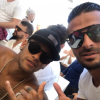 Neymar et Julien tanti, le 7 août 2017 à Saint-Tropez.
