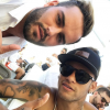 Nikola Lozina et Neymar, le 7 août 2017 à Saint-Tropez.