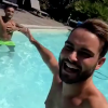 Julien Tanti et Nikola Lozina amis, début août 2017 à Saint-Tropez.