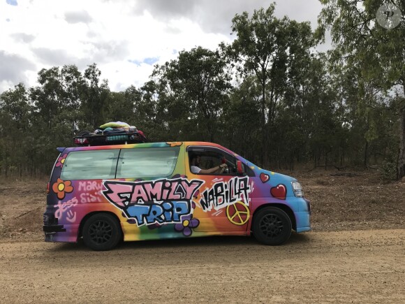 Nabilla et Thomas Vergara voyageront dans ce van personnalisé dans leur nouvelle télé-réalité baptisée "Les incroyables aventures de Nabilla et Thomas en Australie" sur NRJ12.