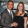 Theo Rossi (Sons of Anarchy, Luke Cage) et sa femme Meghan McDermott, alors enceinte de leur second enfant, le 9 mai 2017 à l'avant-première de Lowriders à Los Angeles. Le couple a accueilli le 3 août 2017 un deuxième fils, Arlo.