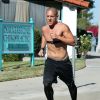 Exclusif - Theo Rossi (Sons of Anarchy, Luke Cage) fait son jogging à Los Angeles en septembre 2014. Sa femme Meghan et lui ont accueilli le 3 août 2017 un deuxième fils, Arlo.