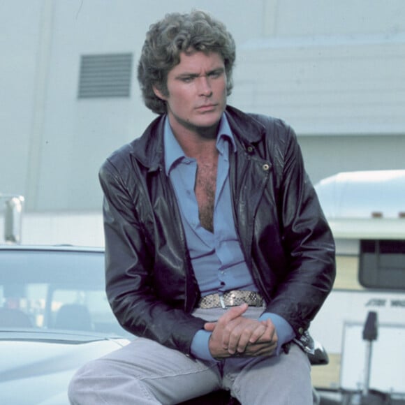 David Hasselhoff et KITT dans K2000.