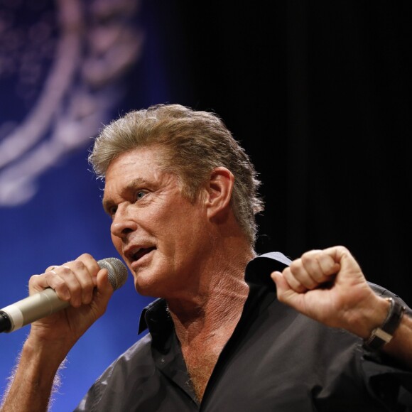 David Hasselhoff au FedCom 26 au Maritim Hotel à Bonn, le 2 juin 2017. © Future-Image via Zuma Press/Bestimage