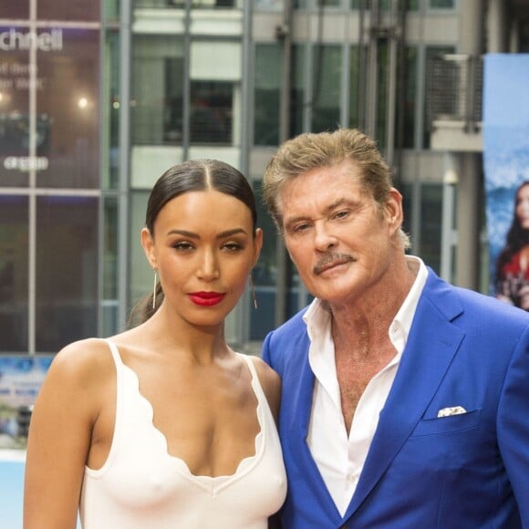 Ilfenesh Hadera et David Hasselhoff - Photocall de 'Baywatch' au Sony Center à Berlin, le 30 mai 2017 © Future-Image via Zuma/Bestimage