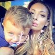 Emilie Nef Naf et son fils Menzo sur Instagram, octobre 2016.