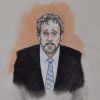 Eddie Haskell - Dessins d'illustrations du procès en cours de Taylor Swift contre D. Mueller à Denver, le 10 août 2017