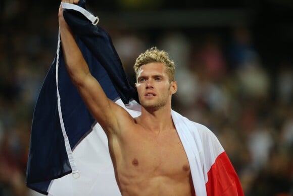 Kevin Mayer of Francei is the decathlon gold medal during the day nine of the 2017 IAAF World Championships at the London Stadium in London, UK, on Saturday August 12, 2017. Photo by Giuliano Bevilacqua/ABACAPRESS.COM13/08/2017 - London