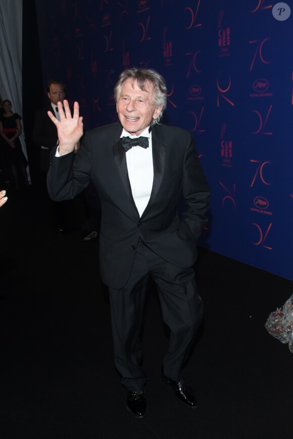 Roman Polanski - Photocall du dîner des 70 ans du Festival International du Film de Cannes. Le 23 mai 2017. © Borde-Jacovides-Moreau / Bestimage