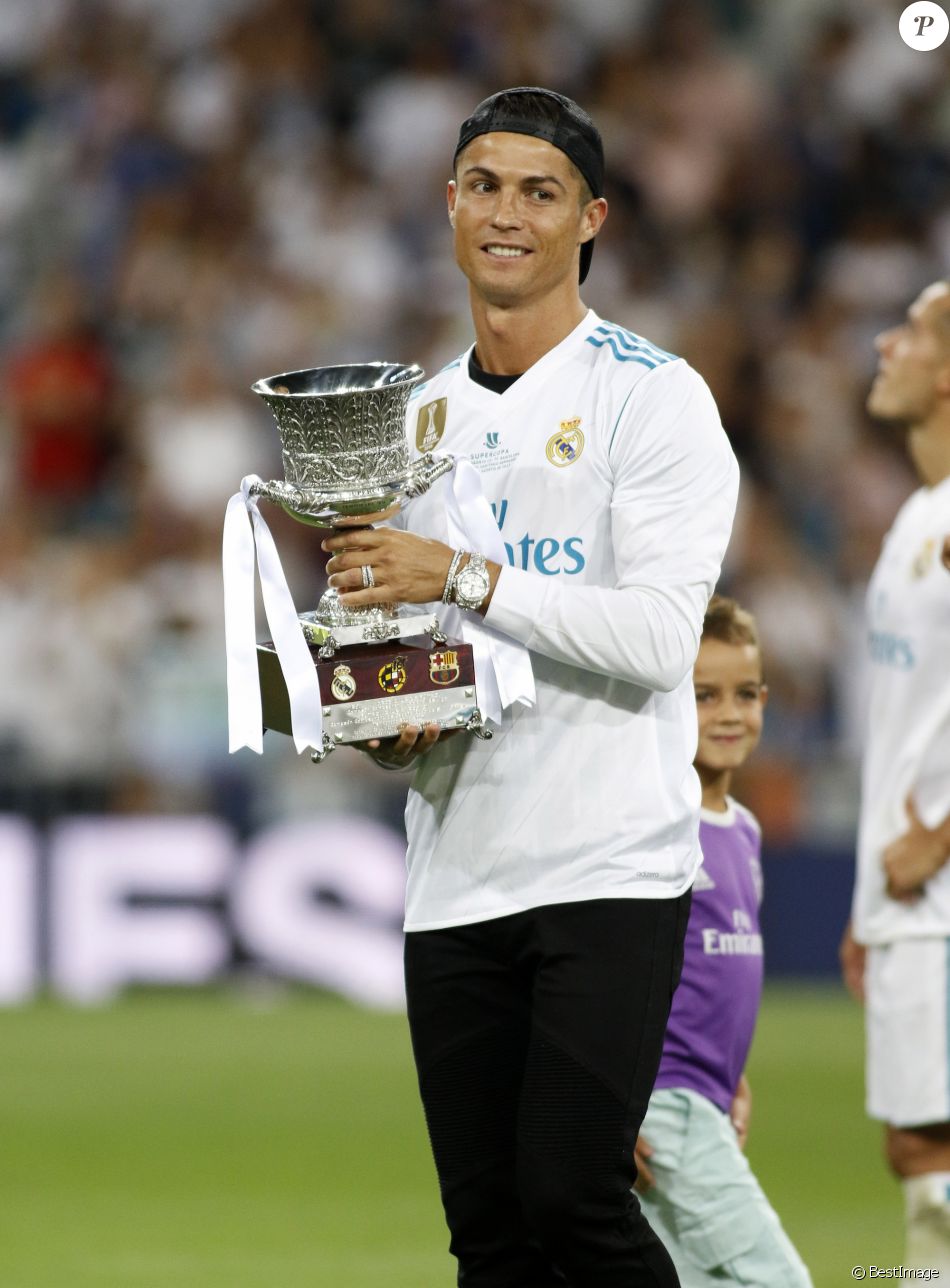 Cristiano Ronaldo. Finale de la Supercoupe d'Espagne Real Madrid FC