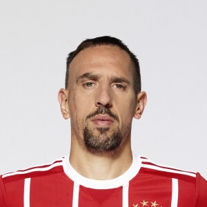 Portrait officiel de Franck Ribéry pour la saison 2017/2018 au Bayern Munich.