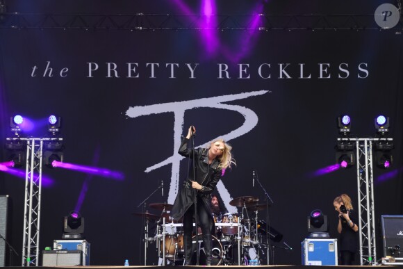The Pretty Reckless - Taylor Momsen lors du festival Rock en Seine au Domaine National de Saint-Cloud le 25 août 2017. © Lise Tuillier / Bestimage