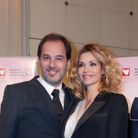 Ingrid Chauvin et son mari Thierry Peythieu - Gala du Coeur donné au profit de l'association Mécénat Chirurgie Cardiaque, avec un récital du pianiste Miroslav Kultyshev à la Salle Gaveau à Paris le 30 janvier 2017. © Philippe Doignon/Bestimage