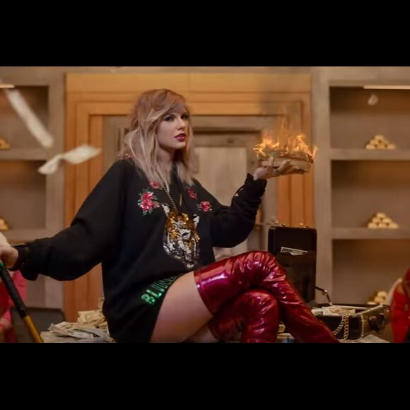 Taylor Swift dans le clip de "Look What You Made Me Do", dévoilé lors de la cérémonie des MTV Video Music Awards, le 27 août 2017.