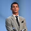 Cristiano Ronaldo a reçu le trophée du meilleur joueur de la saison 2016/2017 pendant le tirage au sort de l'UEFA Champions League 2017/2018 au Grimaldi Forum à Monaco le 24 août 2017. © Bruno Bebert/Bestimage