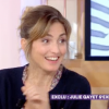 Julie Gayet invitée de "C à vous" sur France 5, le 28 août 2017.