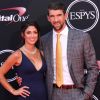 Michael Phelps et sa femme Nicole Johnson à la soirée des "ESPYS Awards" au Microsoft Theatre à Los Angeles, le 12 juillet 2017. © AdMedia via Zuma Press/Bestimage