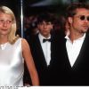 Brad Pitt et Gwyneth Paltrow à la première du film "Legends of the Fall" à Londres en avril 1995.